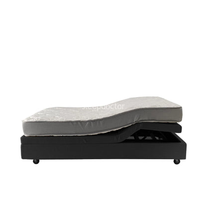 2800-615 Head Foot Adjustable Bed Fully Upholstered with Standard Mattress-Sleep Doctor