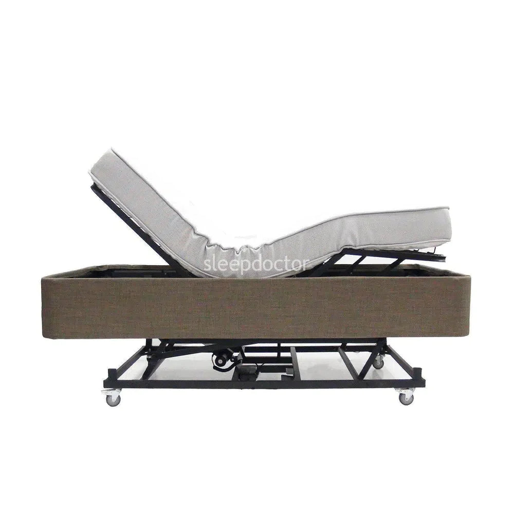 3000-390 Scissor Lift Head Foot Adjustable Bed with Washable Cover and Standard Mattress-Sleep Doctor