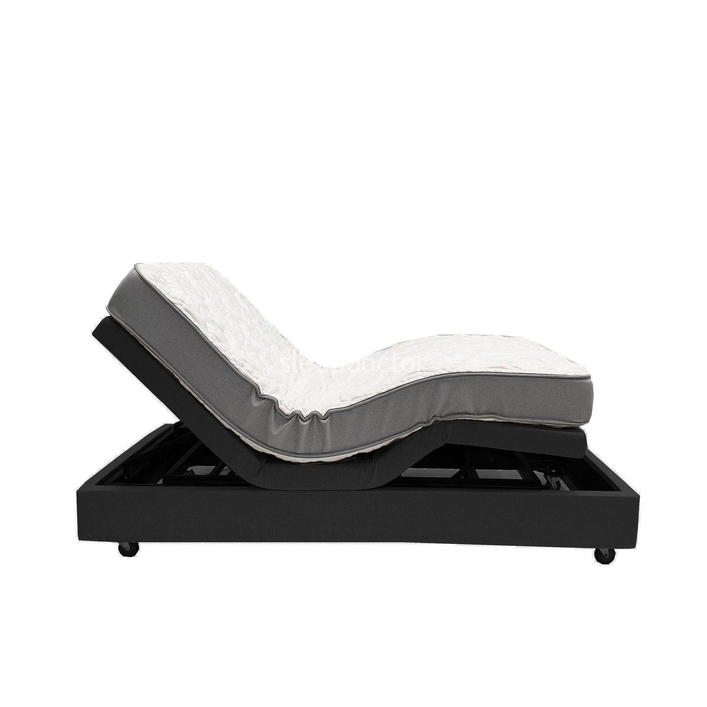 4700-470 Head Foot Adjustable Bed Upholstered with Massage and Standard Mattress-Sleep Doctor