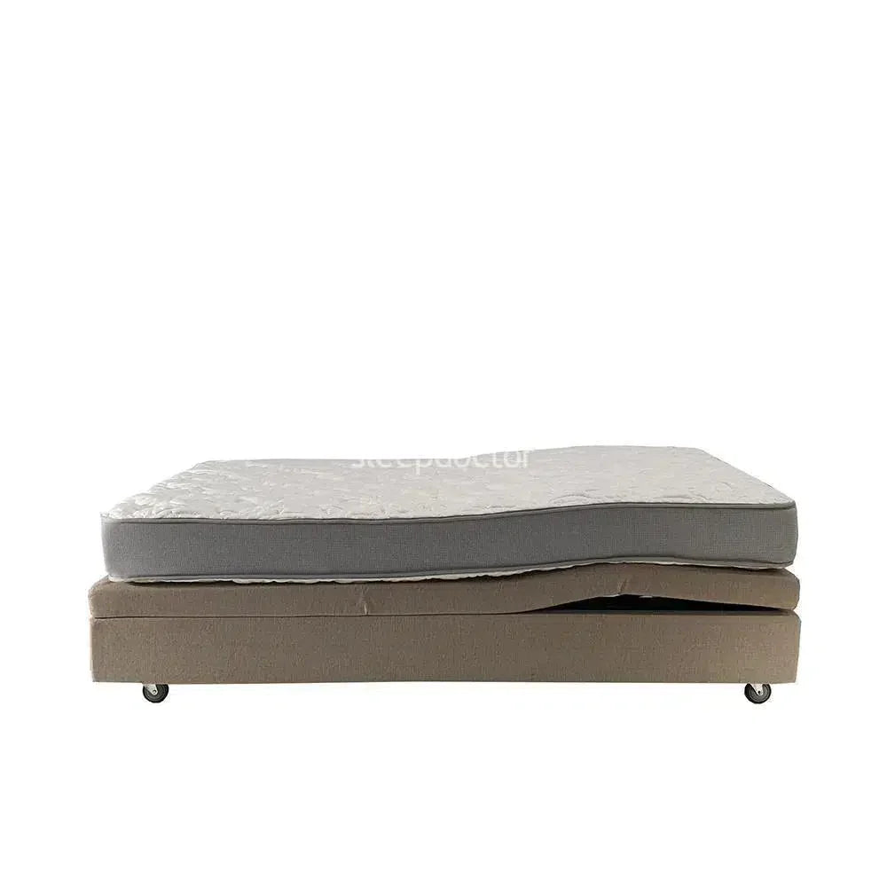 6700-670 Head Foot Adjustable Bed Fully Upholstered with Scissor Lift and Standard Mattress-Sleep Doctor