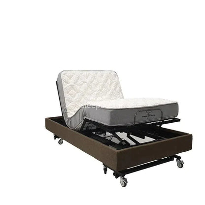 8000-430 Trendelenburg Lift Head Foot Adjustable Bed Upholstered with Standard Mattress-Sleep Doctor