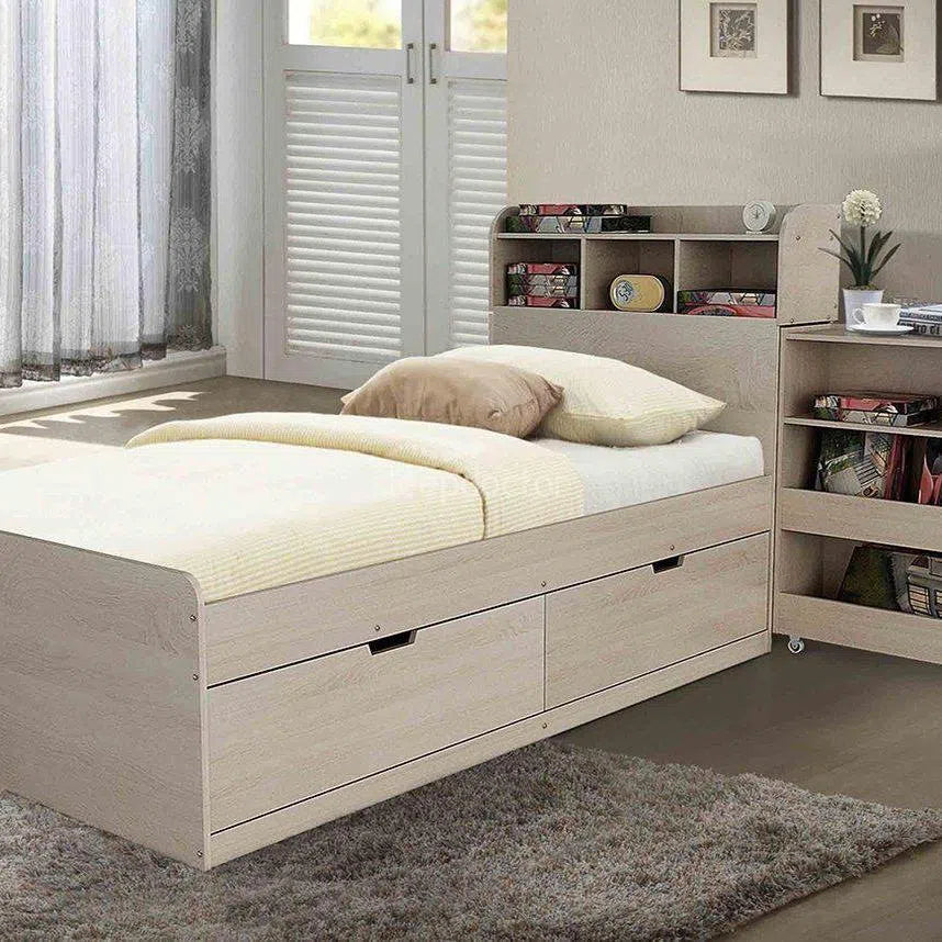 Airlie Bed with Cabinet and Two Drawers-Sleep Doctor