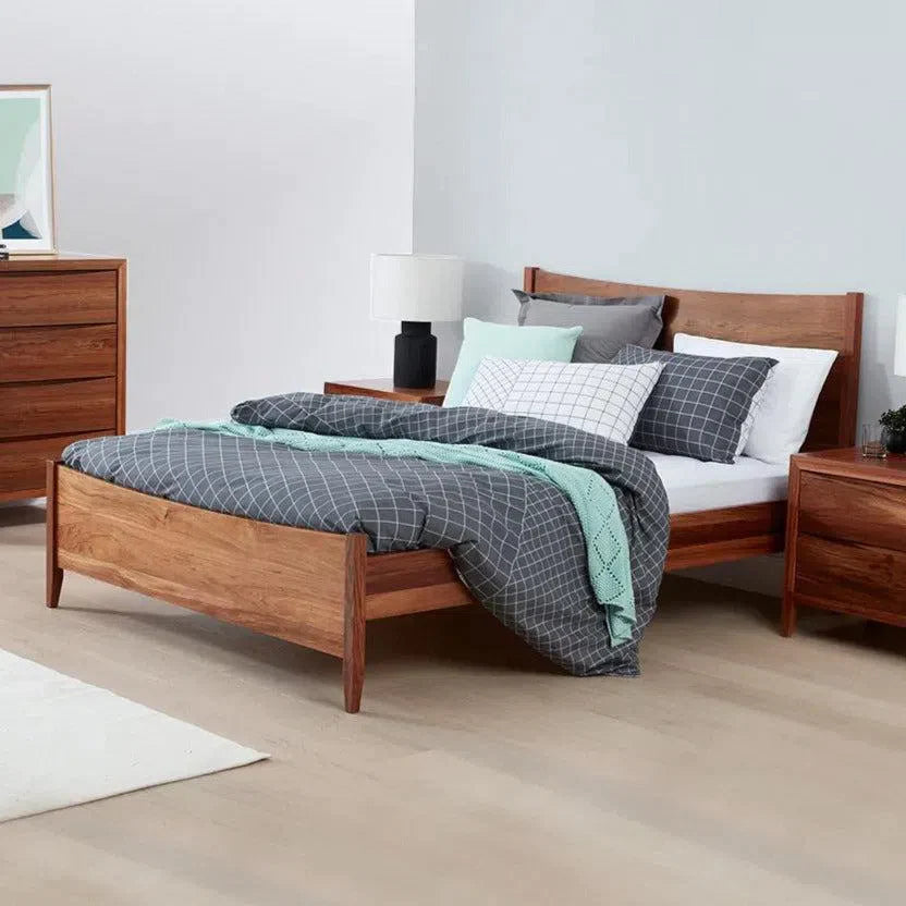 Bolton Solid Blackwood Timber Bed - Australian Made-Sleep Doctor