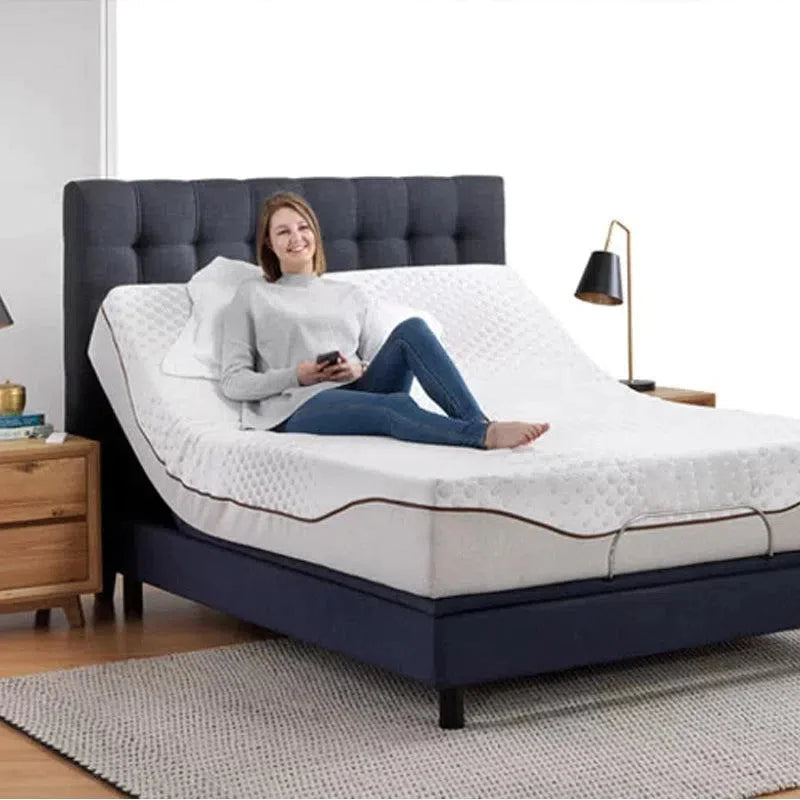 Highland 3M Head Foot Adjustable Bed with Massage, Pillow Tilt and Standard Mattress-Sleep Doctor