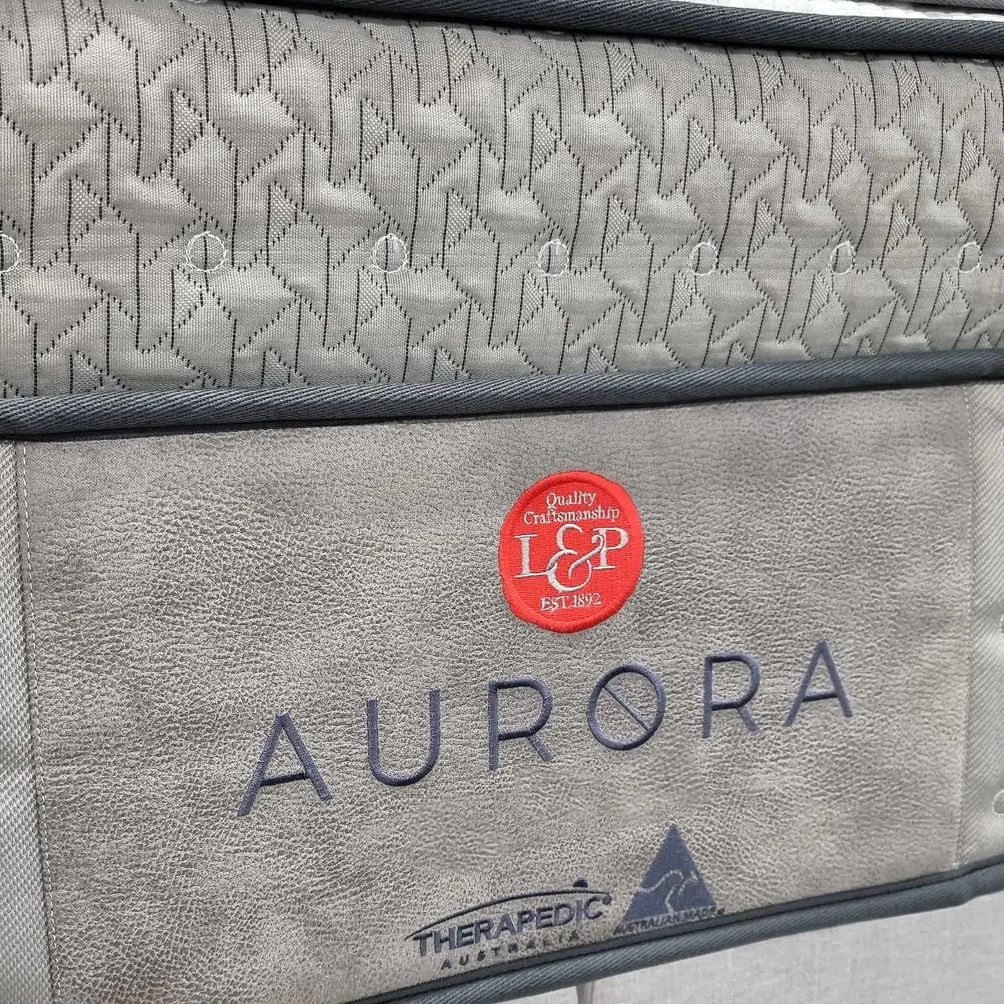 L&P Aurora Adjust Medium Mattress with Cashmere Virase Fabric (Platinum)-Sleep Doctor