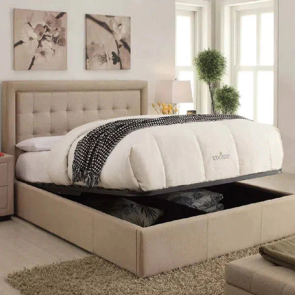 Regent Gas Lift Bed Upholstered Fabric-Sleep Doctor