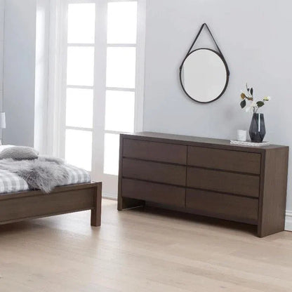 Sienna Solid Tasmanian Oak Timber 6 Drawer Dresser - Australian Made-Sleep Doctor