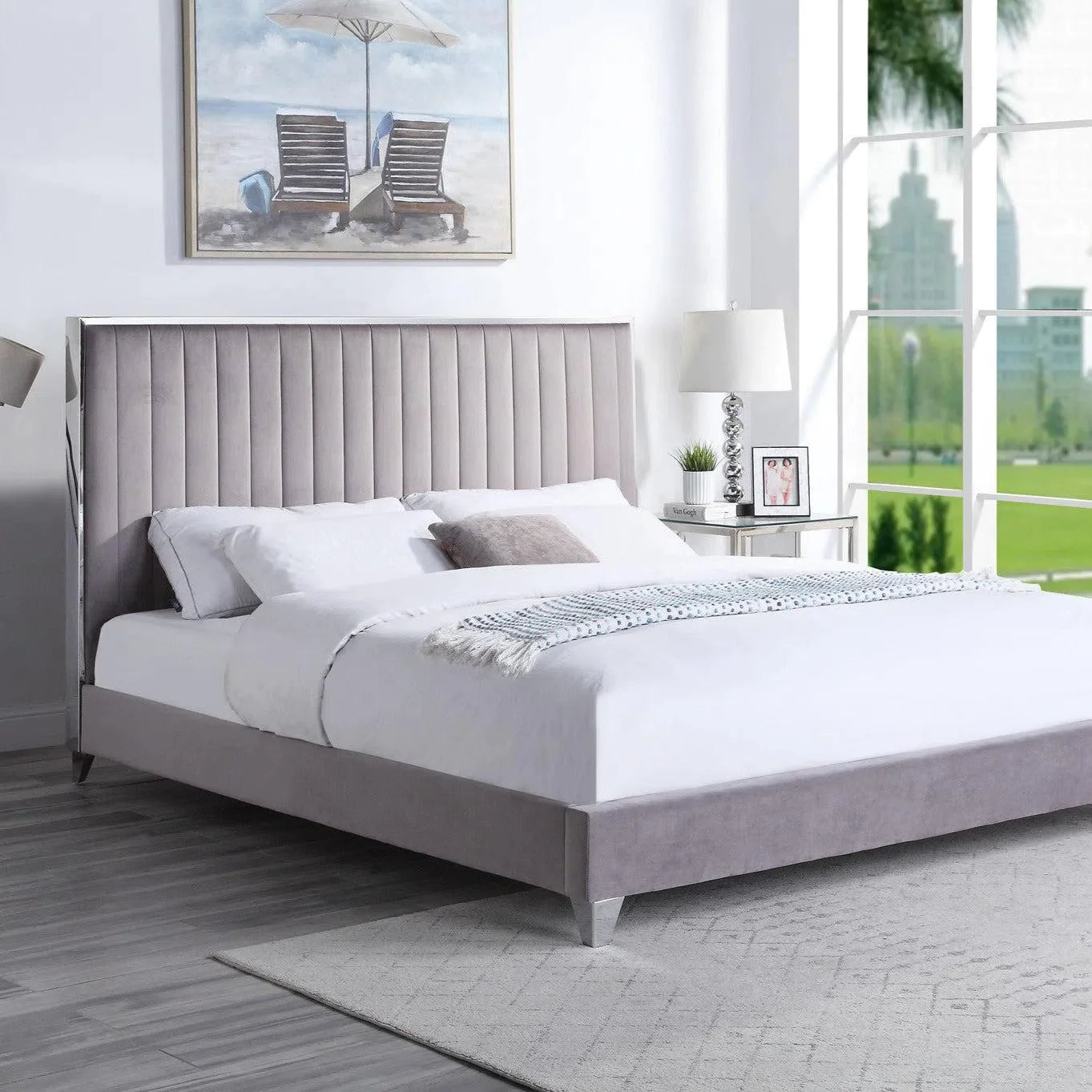 Silverdale Upholstered Fabric Bed-Sleep Doctor