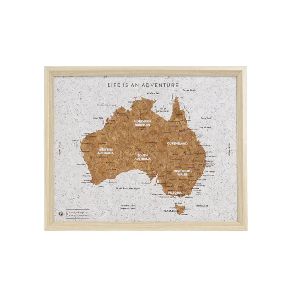 Travel Board Australia Map Desk-Sleep Doctor