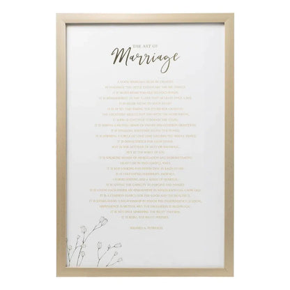 Wedding Marriage 34x52 Framed Print-Sleep Doctor