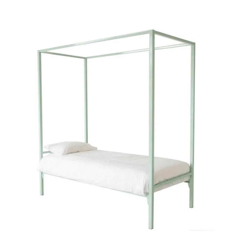 Willow 4 Poster Bed Metal Engineered with Timber Slats Australian Made-Sleep Doctor