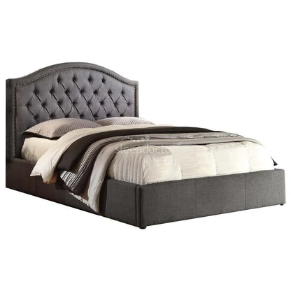 Windsor Gas Lift Storage Bed in Upholstered Fabric-Sleep Doctor
